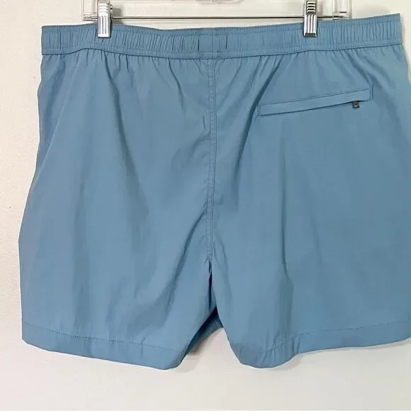 NWT Onia The Charles 5” Swim Trunks in Vintage Blue XXL Quick Dry Tailored Fit